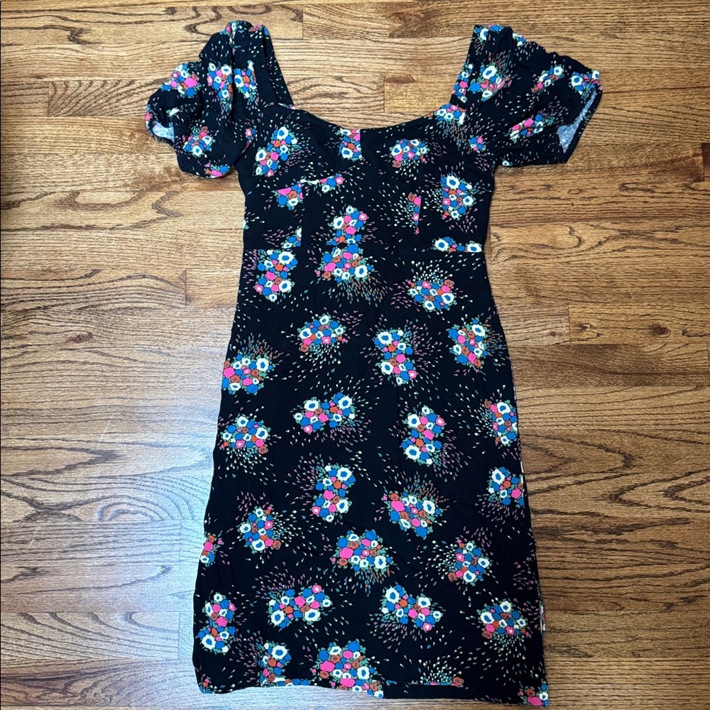 Anthropologie Scarletta Sweetheart Mini Dress Size 8 - Picture 3 of 5